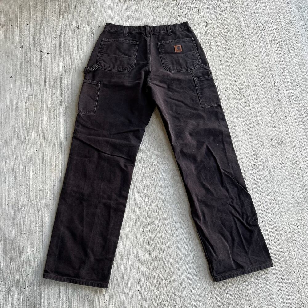 Carhartt brown double knee work wear carpenter pants - Picture 4 of 8